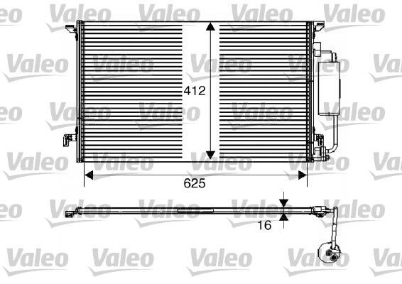 Радіатор кондиціонера VALEO 817712 - zapix