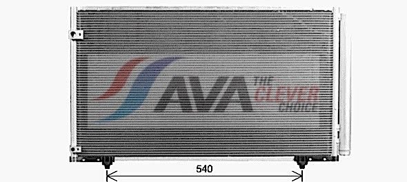 Радіатор кондиціонера AVA QUALITY COOLING TO5756D - zapix