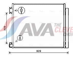 Радіатор кондиціонера AVA QUALITY COOLING DN5422D - zapix