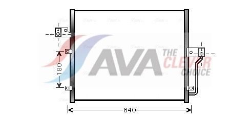 Радіатор кондиціонера AVA QUALITY COOLING DW5082 - zapix