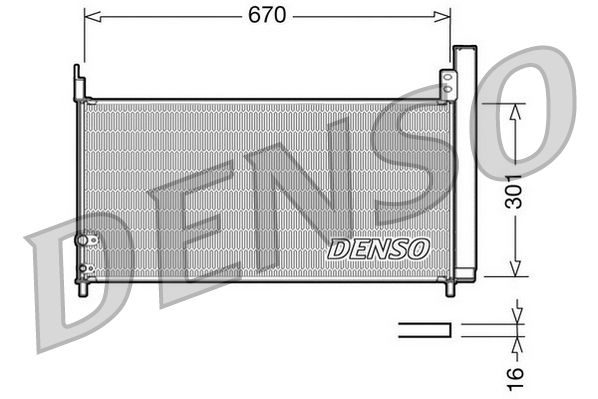 Радіатор кондиціонера DENSO DCN50037 - zapix