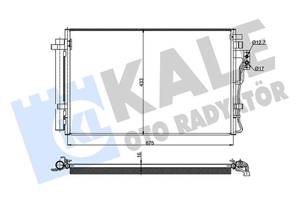 Радіатор кондиціонера KALE OTO RADYATÖR 345465 - zapix