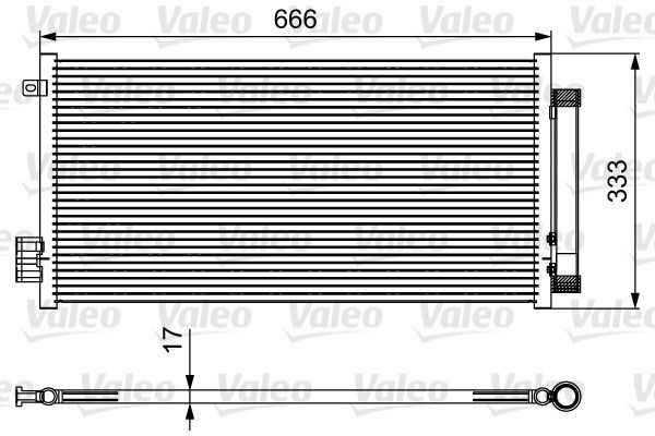 Радіатор кондиціонера VALEO 814111 - zapix