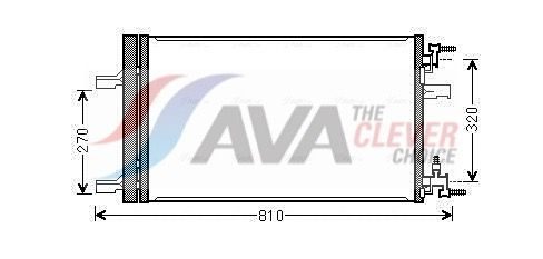 Радіатор кондиціонера AVA QUALITY COOLING OLA5499D - zapix
