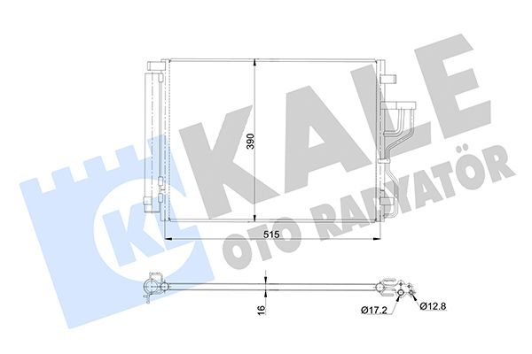 Радіатор кондиціонера KALE OTO RADYATÖR 345420 - zapix