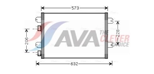 Радіатор кондиціонера AVA QUALITY COOLING RTA5317 - zapix