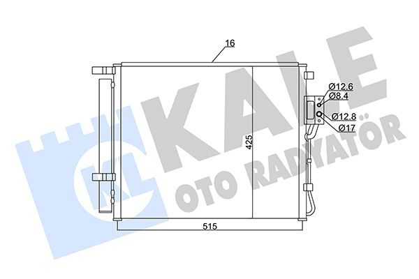 Радіатор кондиціонера KALE OTO RADYATÖR 345435 - zapix