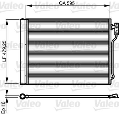 Радіатор кондиціонера VALEO 814192 - zapix