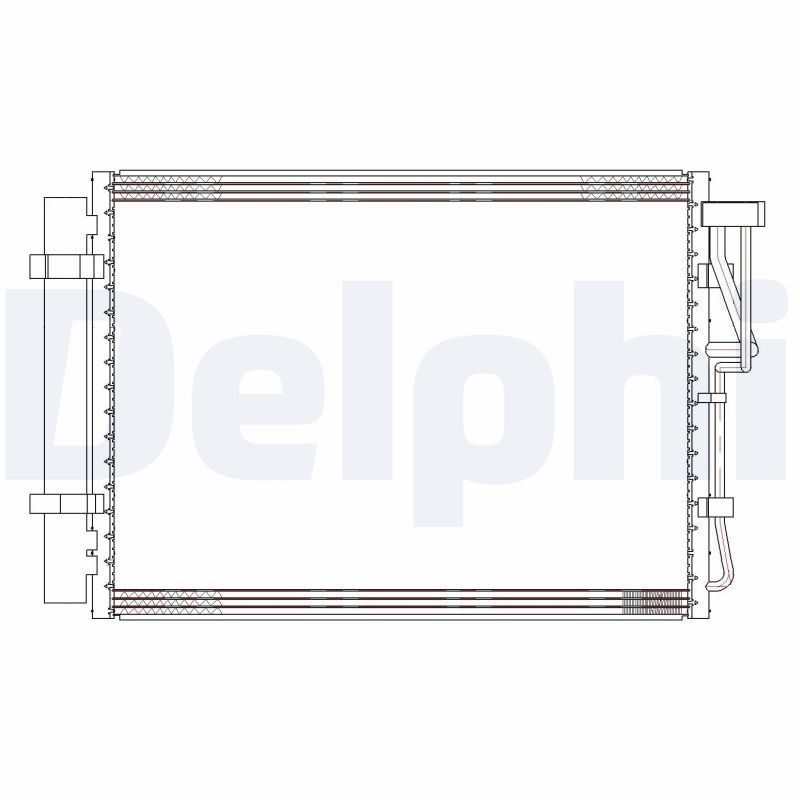 Радіатор кондиціонера DELPHI CF20303 - zapix