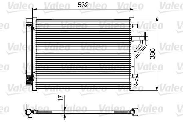 Радіатор кондиціонера VALEO 814494 - zapix