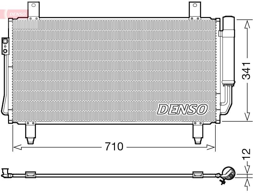 Радіатор кондиціонера DENSO DCN45006 - zapix