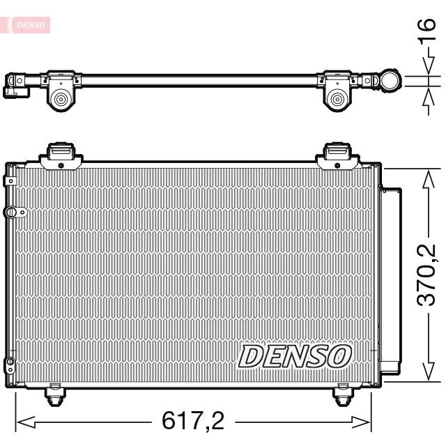 Радіатор кондиціонера DENSO DCN50112 - zapix