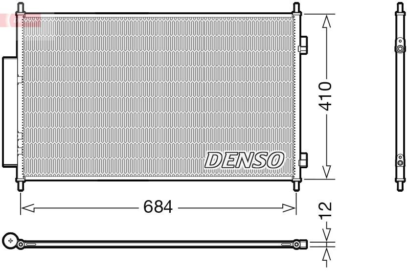 Радіатор кондиціонера DENSO DCN40027 - zapix