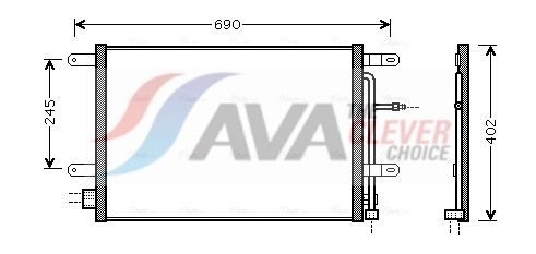 Радіатор кондиціонера AVA QUALITY COOLING AI5238 - zapix