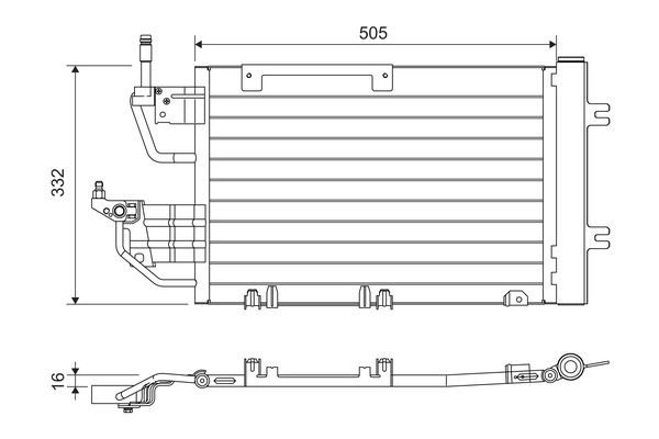 Радіатор кондиціонера VALEO 818168 - zapix