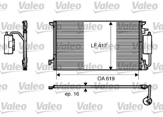 Радіатор кондиціонера VALEO 817809 - zapix