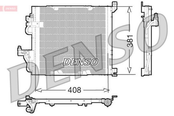 Радіатор кондиціонера DENSO DCN20012 - zapix
