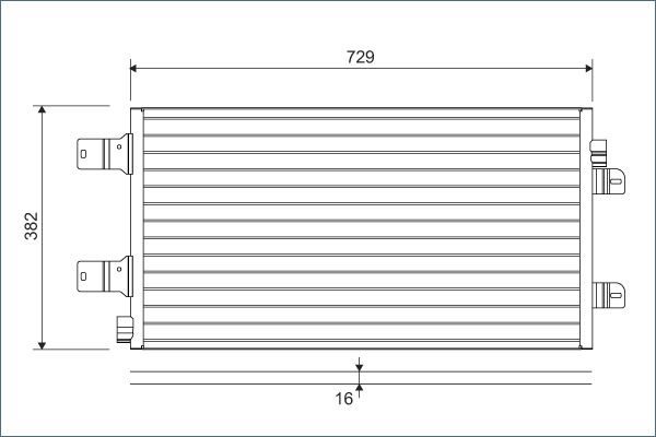 Радіатор кондиціонера VALEO 814003 - zapix