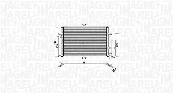 Радіатор кондиціонера MAGNETI MARELLI 350203912000 - zapix