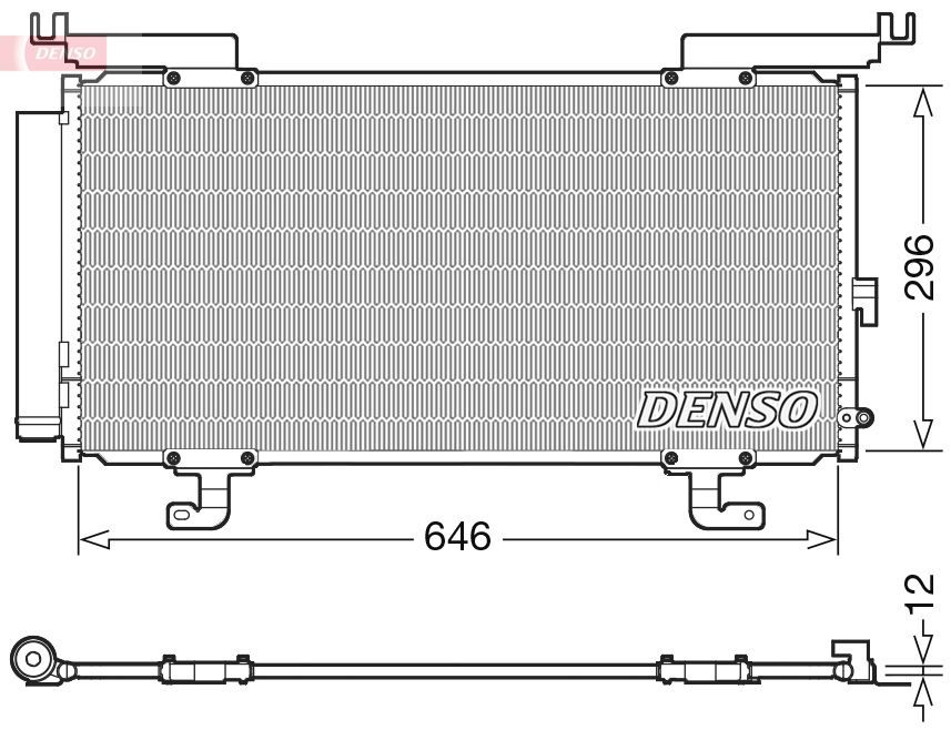 Радіатор кондиціонера DENSO DCN36004 - zapix