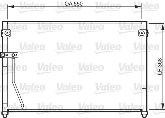Радіатор кондиціонера VALEO 818085 - zapix