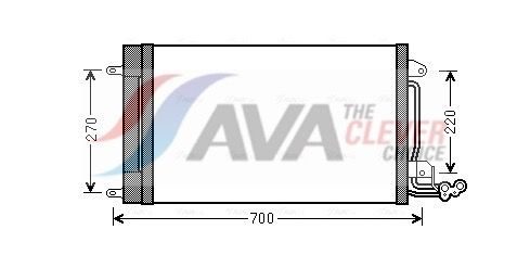 Радіатор кондиціонера AVA QUALITY COOLING STA5038D - zapix