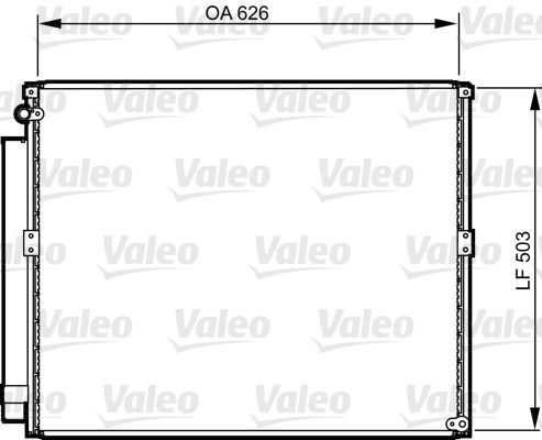 Радіатор кондиціонера VALEO 814236 - zapix
