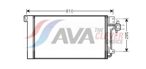 Радіатор кондиціонера AVA QUALITY COOLING VNA5236D - zapix