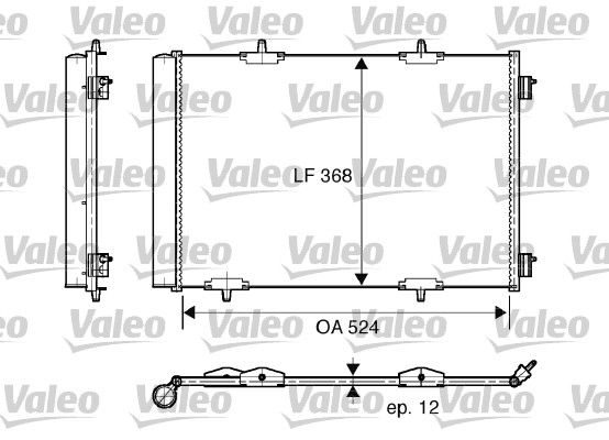 Радіатор кондиціонера VALEO 818015 - zapix