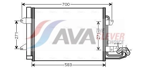 Радіатор кондиціонера AVA QUALITY COOLING VN5211D - zapix