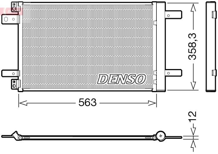 Радіатор кондиціонера DENSO DCN21032 - zapix