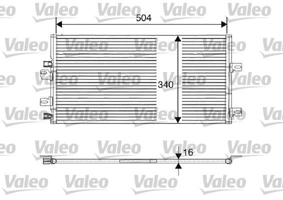 Радіатор кондиціонера VALEO 817687 - zapix
