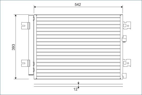 Радіатор кондиціонера VALEO 814077 - zapix