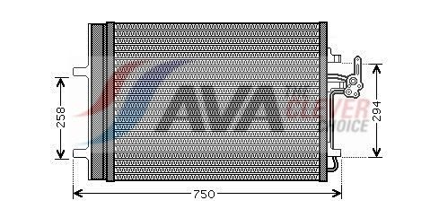 Радіатор кондиціонера AVA QUALITY COOLING FDA5427D - zapix