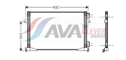 Радіатор кондиціонера AVA QUALITY COOLING RTA5400 - zapix