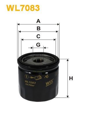 Оливний фільтр WIX FILTERS WL7083 - zapix