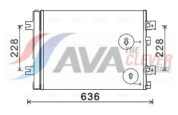 Радіатор кондиціонера AVA QUALITY COOLING RTA5467D - zapix