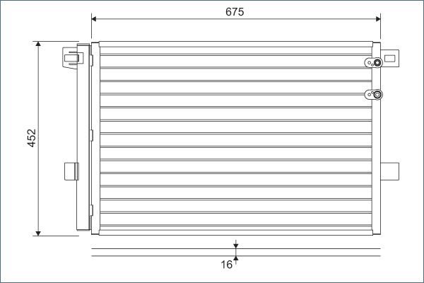 Радіатор кондиціонера VALEO 814054 - zapix