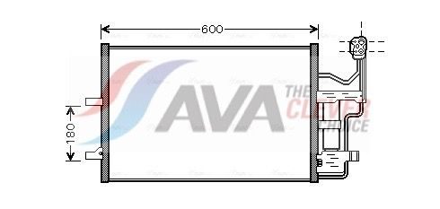 Радіатор кондиціонера AVA QUALITY COOLING MZ5184D - zapix