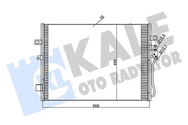 Радіатор кондиціонера KALE OTO RADYATÖR 345680 - zapix