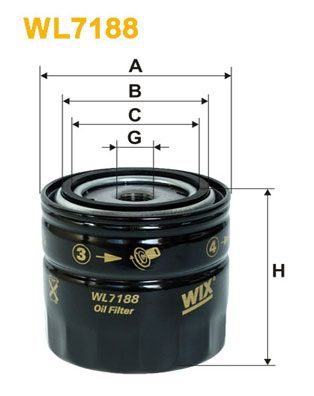 Оливний фільтр WIX FILTERS WL7188 - zapix