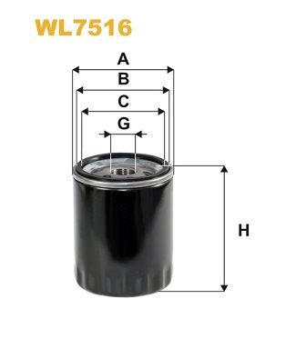 Оливний фільтр WIX FILTERS WL7516