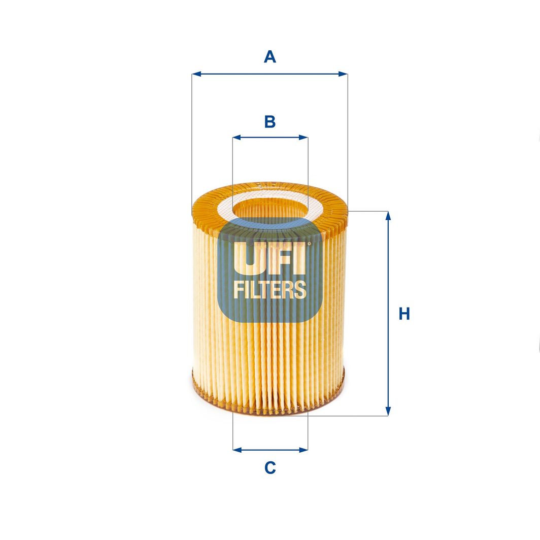 Оливний фільтр UFI 2515200 - zapix