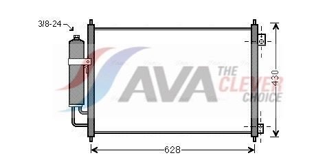 Радіатор кондиціонера AVA QUALITY COOLING DN5328D - zapix
