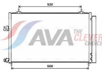 Радіатор кондиціонера AVA QUALITY COOLING TO5679D - zapix