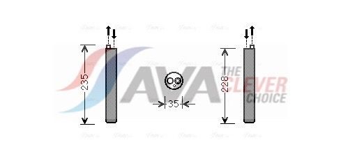 Осушувач кондиціонера AVA QUALITY COOLING VND297 - zapix