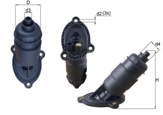 Фільтр АКПП MAHLE HX155 - zapix