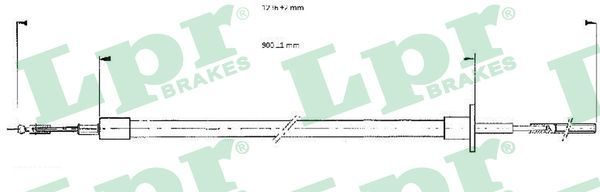Тросик зчеплення LPR C0052C - zapix