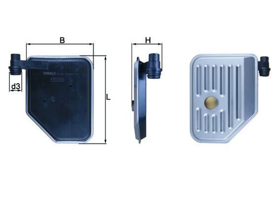 Фільтр АКПП MAHLE HX156 - zapix