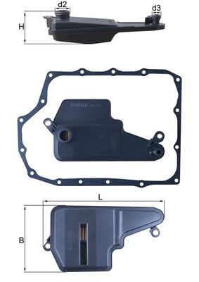 Фільтр АКПП MAHLE HX193D - zapix